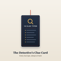 The Detective's Clue Card — free gift with The Killer Isn't Alice